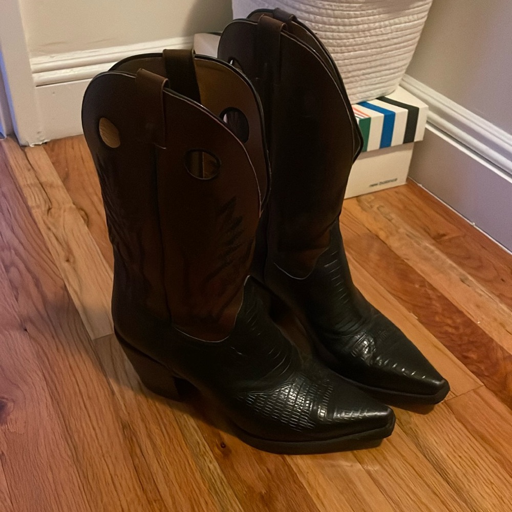 Jeffrey Campbell dagger cowboy cowgirl boots